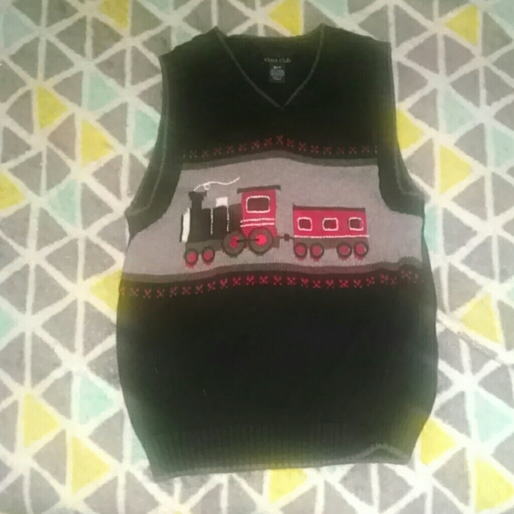 Boys Class club black vest size 6/7